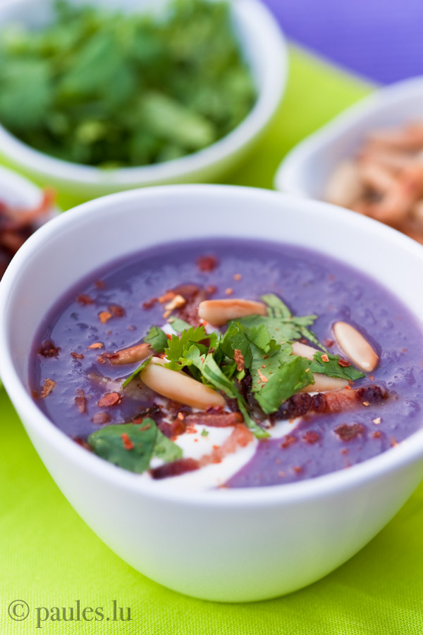 Cremige Rotkohl Suppe