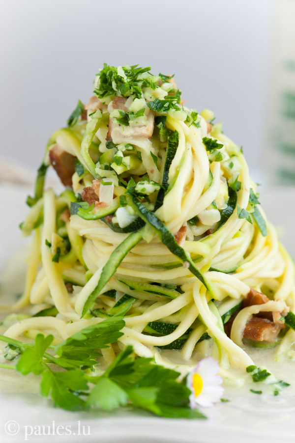 foodblog: paules ki(t)chen » Blog Archiv » • Zucchini-Spaghetti ...